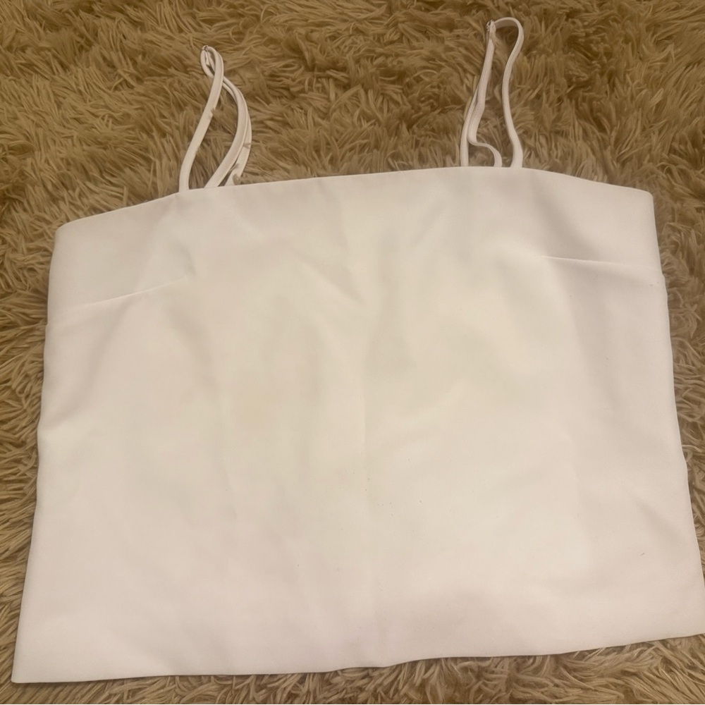 ANTONIO MELANI Elegant White Strapless Top